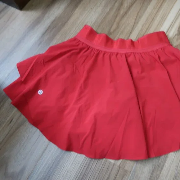 Court Rival Skirt in Dark Red in Size 4 in New without Tags Condition - Picture 1 of 3